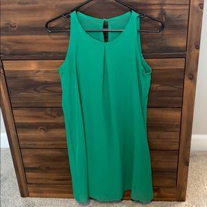 Short green dress